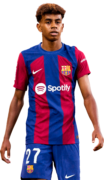 Lamine Yamal football render