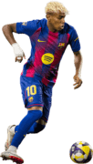 Lamine Yamal football render