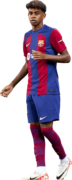 Lamine Yamal football render