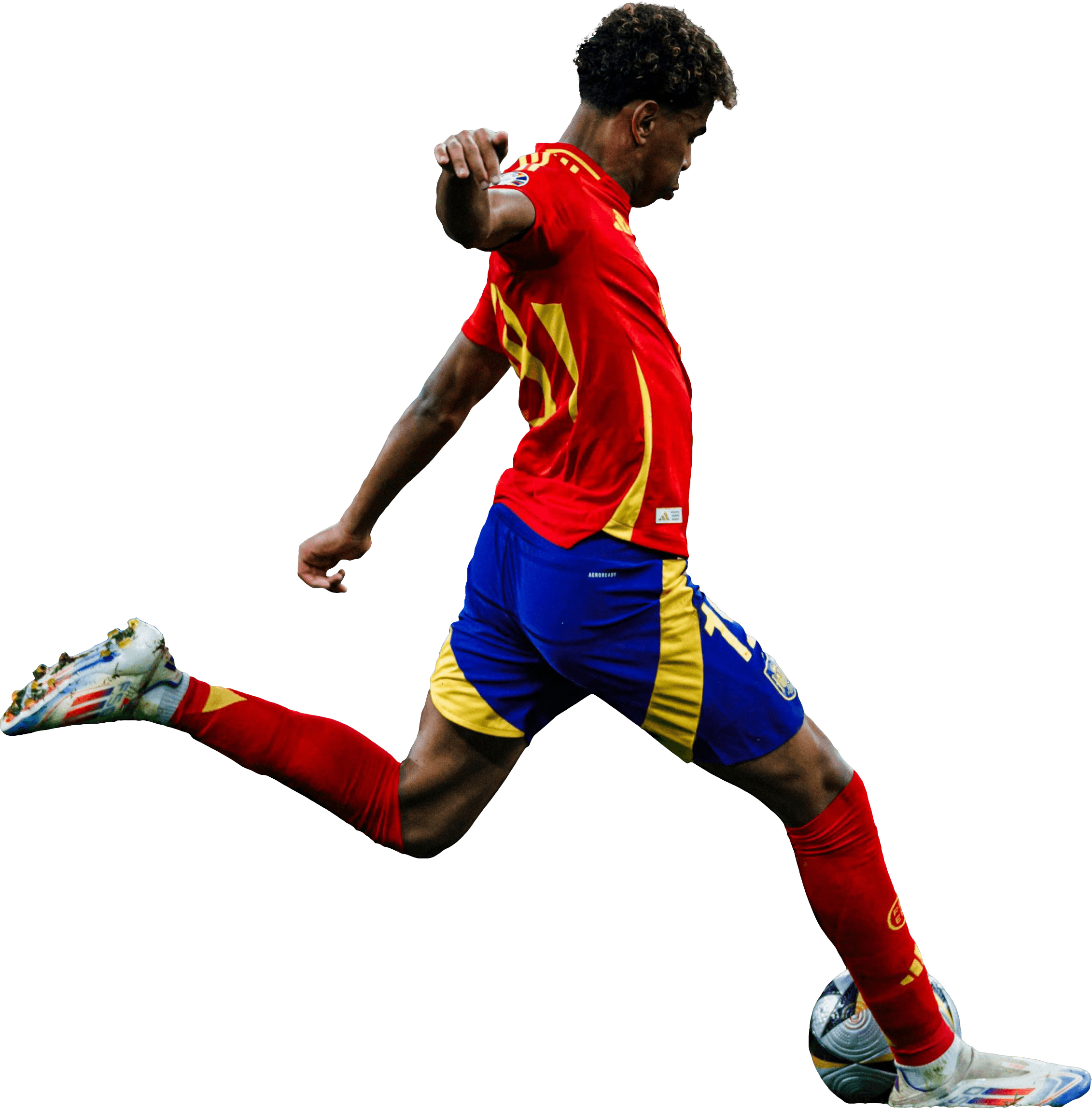 Lamine Yamal Spain Football Render FootyRenders Lamine Yamal Spain Football Render FootyRenders
