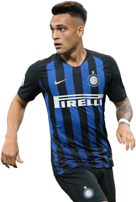 Lautaro Martínez Inter football render - FootyRenders