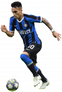 Lautaro Martínez football render