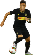 Lautaro Martínez football render