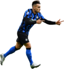 Lautaro Martinez football render