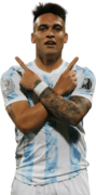 Lautaro Martinez football render