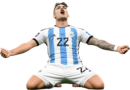 Lautaro Martinez football render