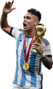 Lautaro Martinez football render