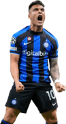 Lautaro Martínez football render