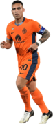 Lautaro Martínez football render