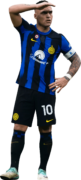 Lautaro Martínez football render