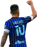 Lautaro Martínez football render