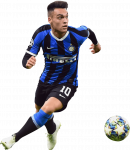 Lautaro Martinez football render