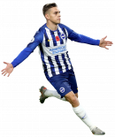 Leandro Trossard football render