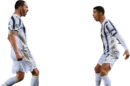 Leonardo Bonucci & Cristiano Ronaldo football render
