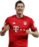 Robert Lewandowski football render