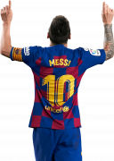 Lionel Messi football render