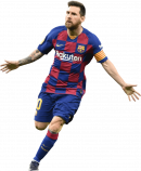 Lionel Messi football render