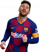 Lionel Messi football render