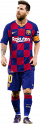 Lionel Messi football render