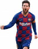 Lionel Messi football render