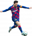 Lionel Messi football render