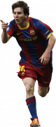 Lionel Messi football render