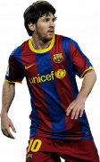 Lionel Messi football render