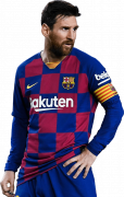 Lionel Messi football render