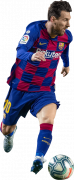 Lionel Messi football render