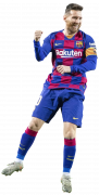 Lionel Messi football render