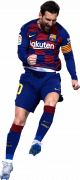 Lionel Messi football render