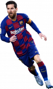 Lionel Messi football render