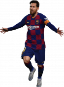 Lionel Messi football render