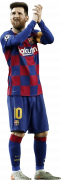 Lionel Messi football render