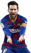 Lionel Messi football render