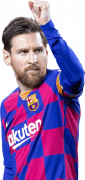 Lionel Messi football render