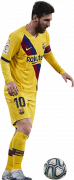 Lionel Messi football render