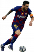 Lionel Messi football render