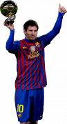 Lionel Messi football render