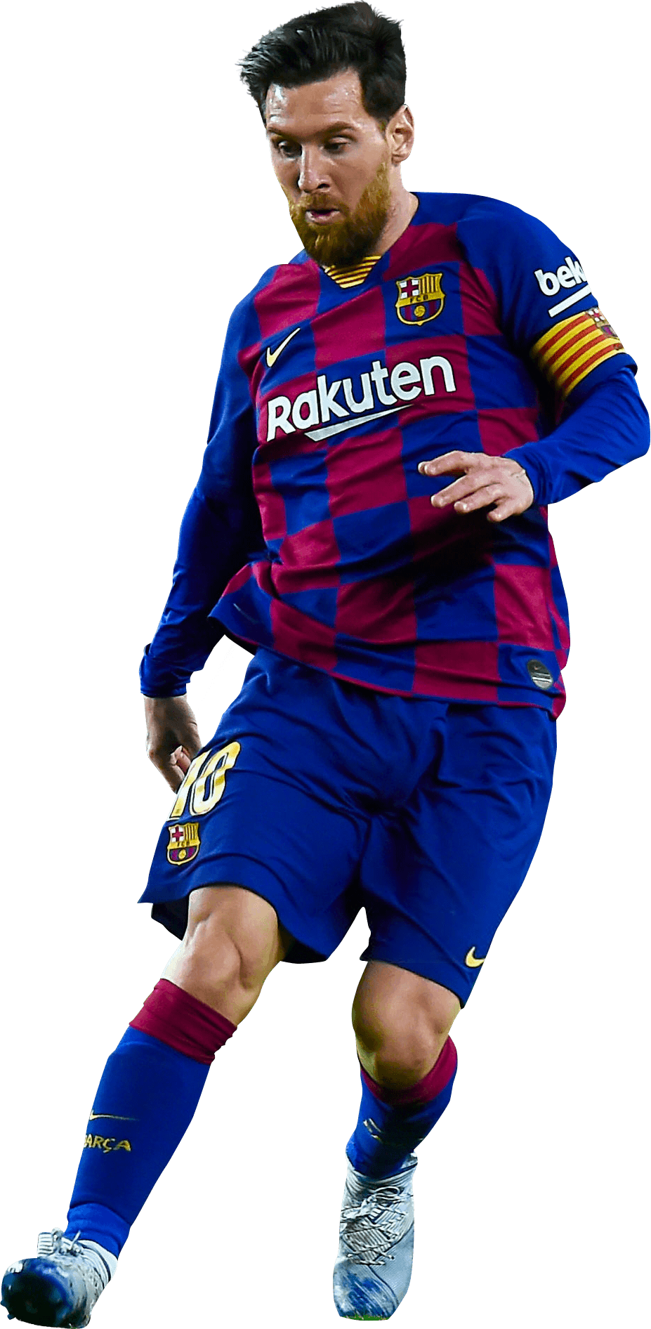 Lionel Messi Barcelona football render - FootyRenders