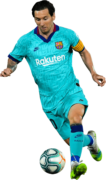 Lionel Messi football render