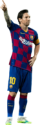 Lionel Messi football render