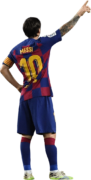 Lionel Messi football render