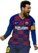 Lionel Messi football render