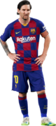 Lionel Messi football render