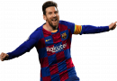 Lionel Messi football render