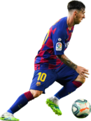 Lionel Messi football render