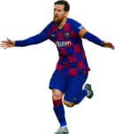 Lionel Messi football render