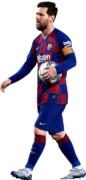 Lionel Messi football render