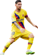 Lionel Messi football render